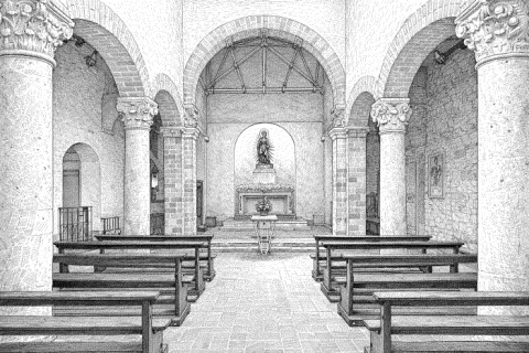 Chiesa di Santa Maria in Pensole - interno