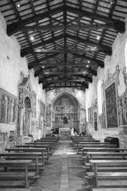 Chiesa di San Giovanni Battista a Vallo di Nera, interno