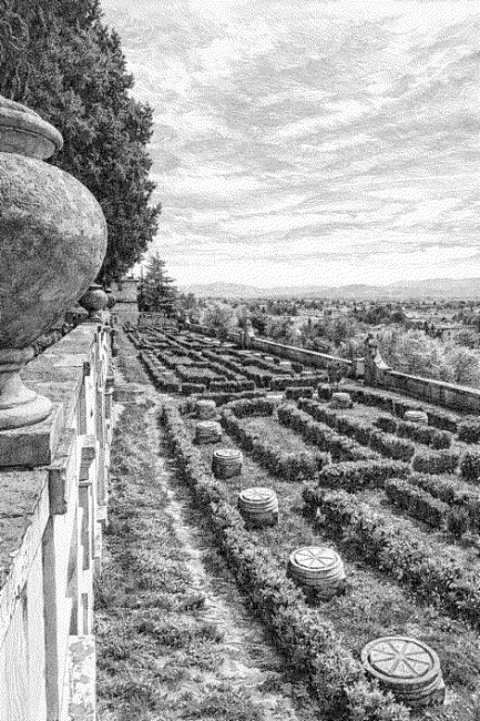Giardino all'italiana di Villa Fidelia