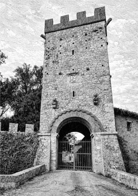 Castello di Tordimonte, torre d'ingresso